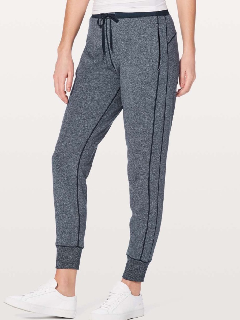 lululemon athletica Heathered Navy Gray Jogger Pants